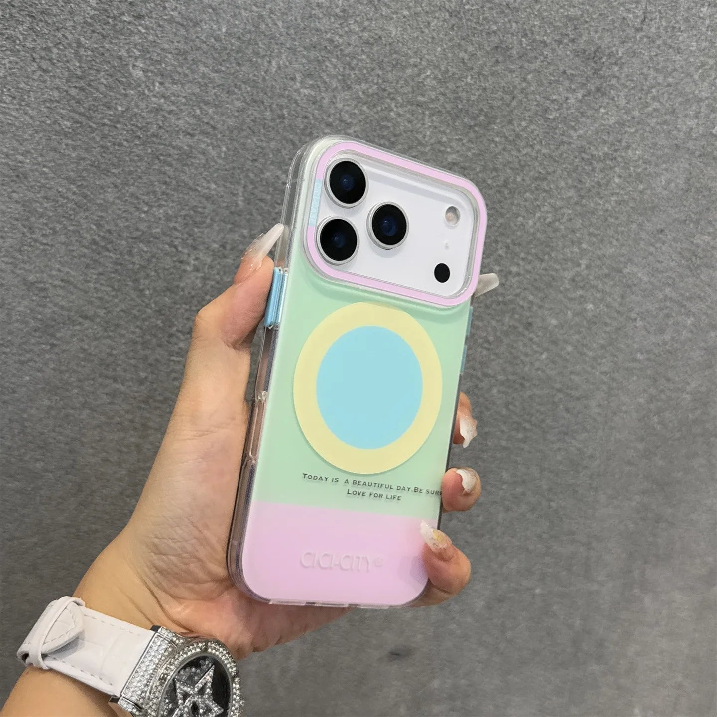 Dopamine Strong Magnetic MagSafe Case for iPhone 17 Series – Candy Color Wireless Charging Cover