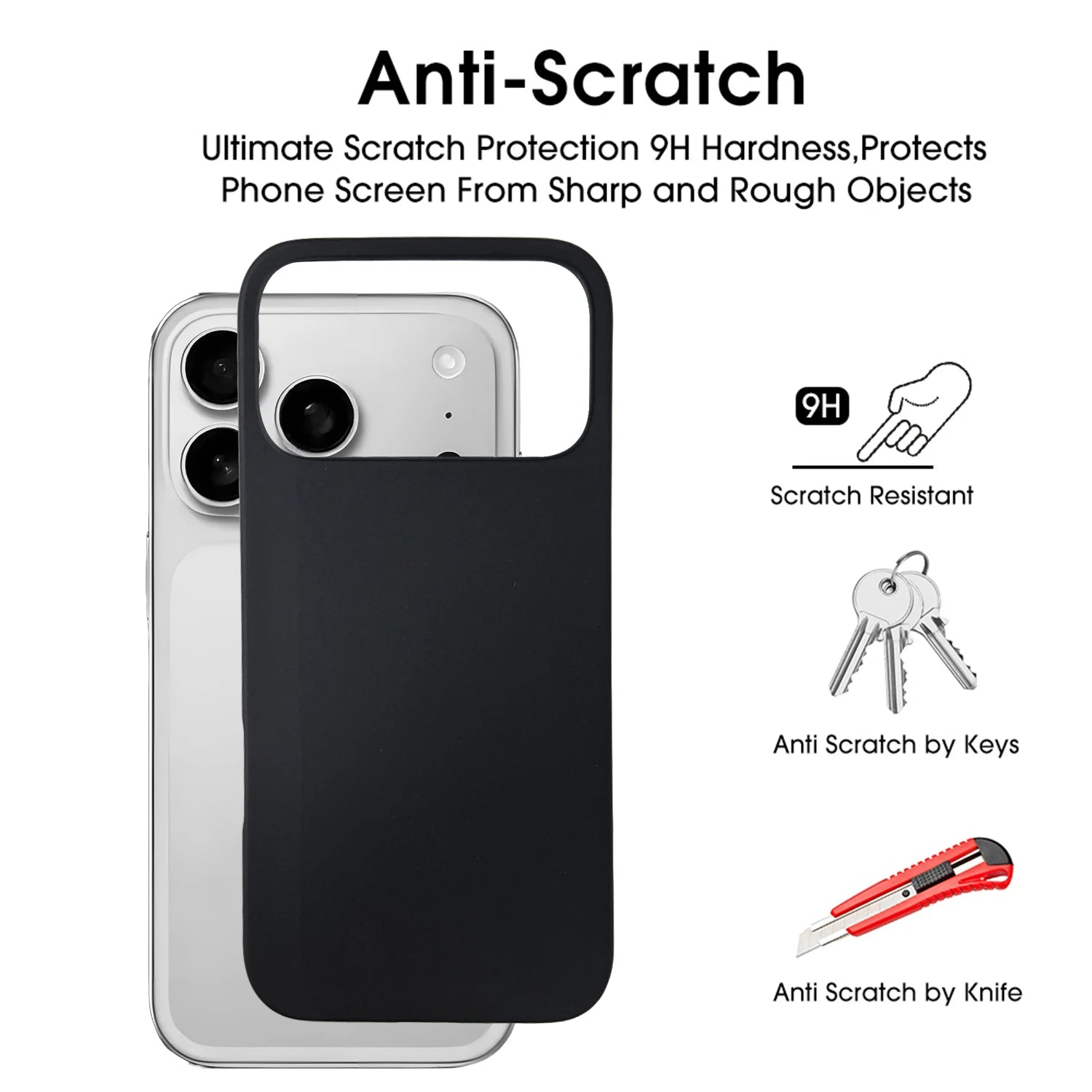 Soft TPU Matte Frosted Case for iPhone 17 Series – Slim, Scratch-Resistant Protective Cover
