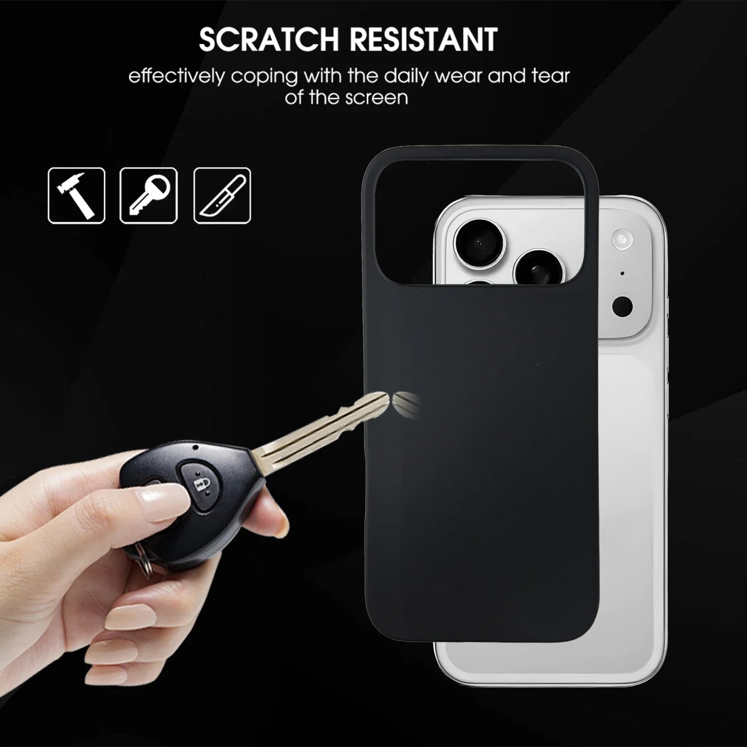 Soft TPU Matte Frosted Case for iPhone 17 Series – Slim, Scratch-Resistant Protective Cover