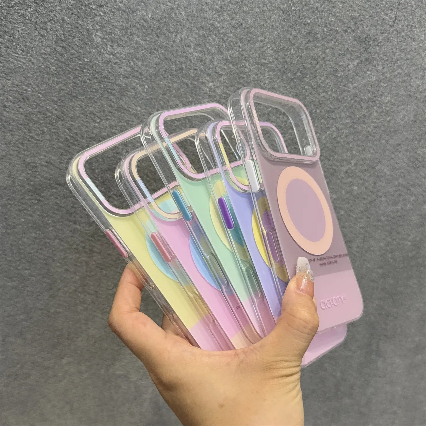 Dopamine Strong Magnetic MagSafe Case for iPhone 17 Series – Candy Color Wireless Charging Cover