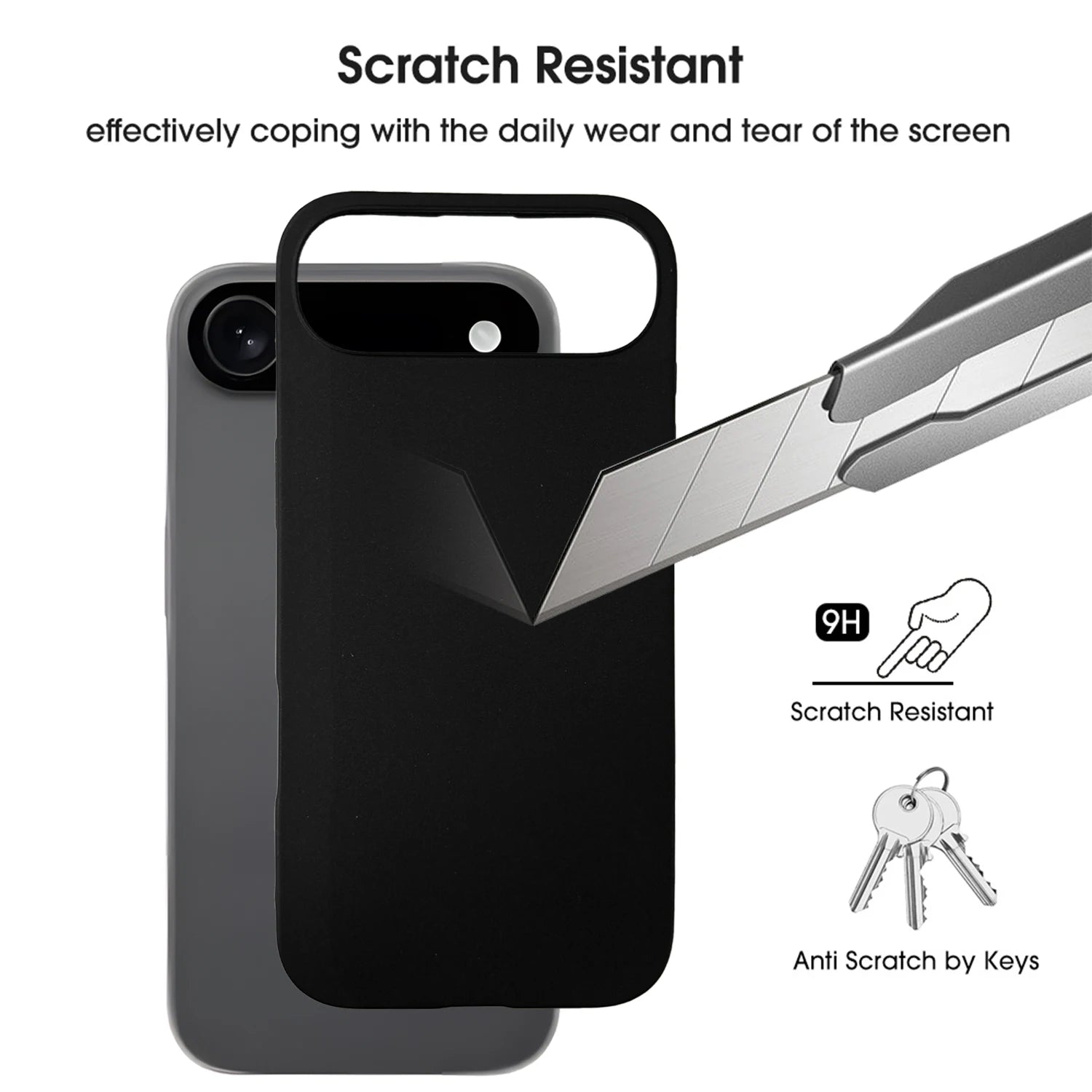 Soft TPU Matte Frosted Case for iPhone 17 Series – Slim, Scratch-Resistant Protective Cover