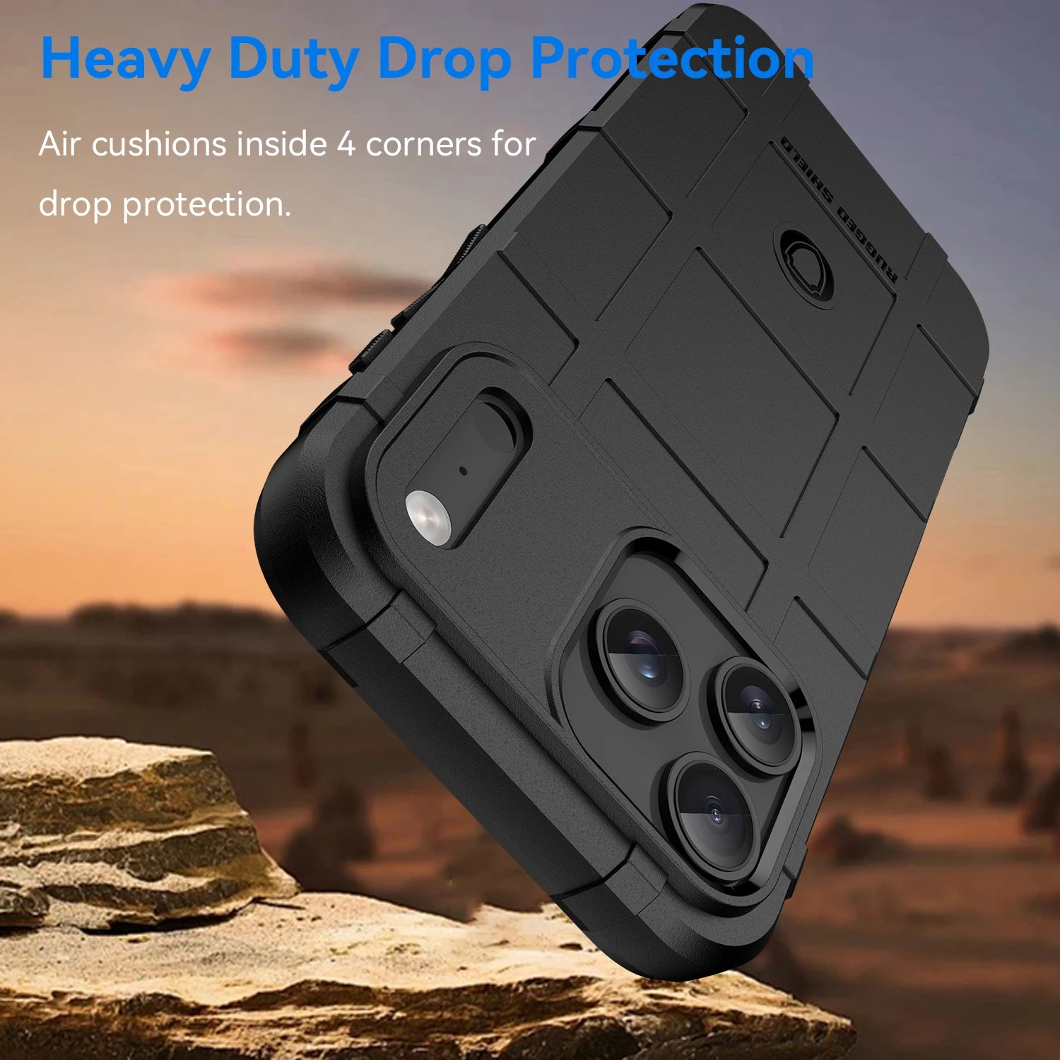 Military-Grade Shockproof Case for iPhone 17 – Rugged TPU Protective Cover with Drop & Scratch Resistance