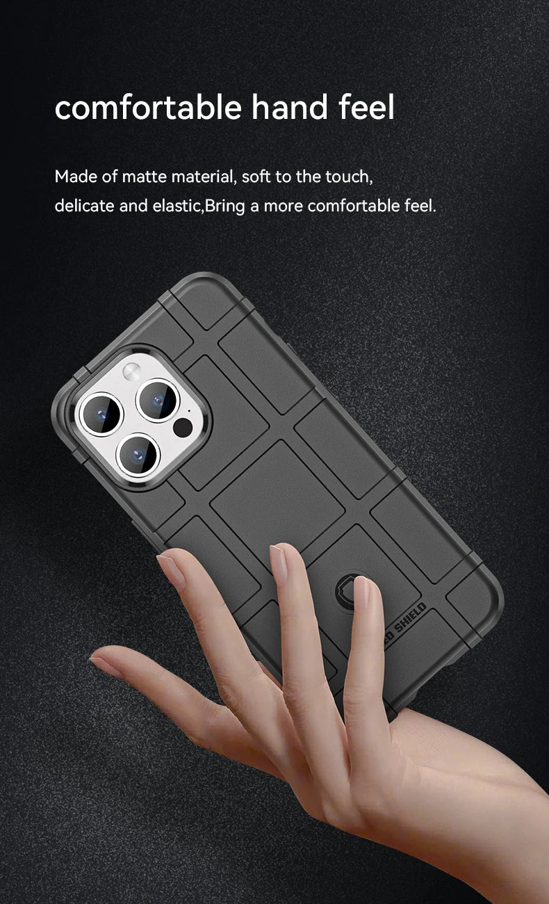 Military-Grade Shockproof Case for iPhone 17 – Rugged TPU Protective Cover with Drop & Scratch Resistance